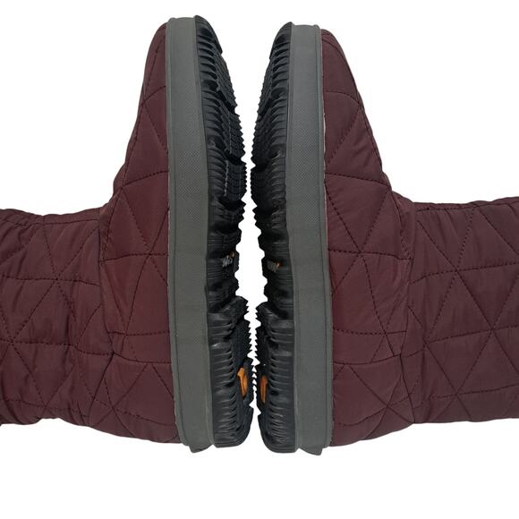 Bogs Rebound Womens Snowday Mid Snow Fleece Lining Waterproof Boots S 8 Burgundy - Picture 7 of 16